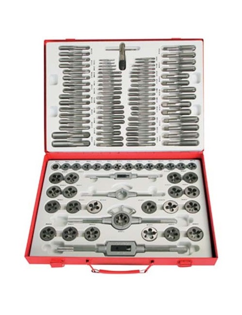 Machos y Fileras con Giramachos Maletín 110 Piezas  SKC1100ETM