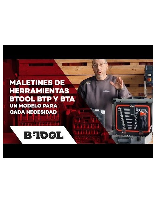 MALETÍN DE HERRAMIENTAS BTP92 - 92 PIEZAS EN MALETA DE ALUMINIO