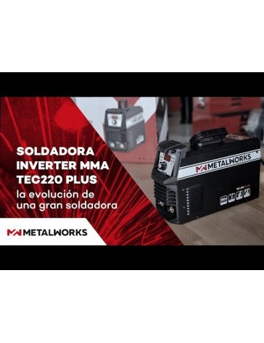 SOLDADORA INVERTER TEC220+/PLUS + MALETA + ACCESORIOS