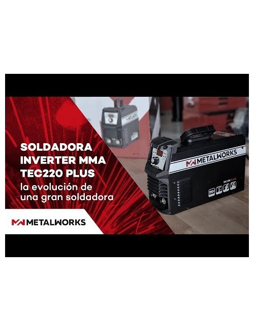 SOLDADORA INVERTER TEC220+/PLUS + MALETA + ACCESORIOS