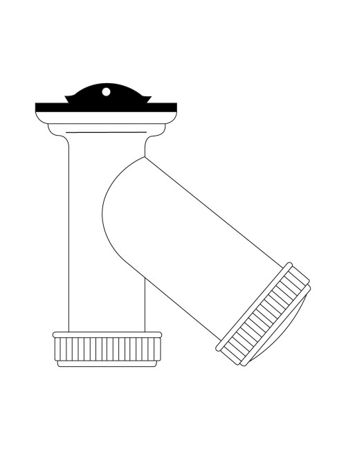 Sifon "y" 1" 1/2" completo. con tapon y cadena