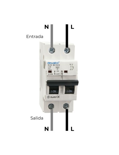 Magnetotermico revalco 1polo+neutro 25a