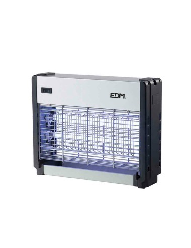Mata insectos profesional eléctrico, cromo/negro, 2 x 8w 50 m 33 x 9 x 26 cm