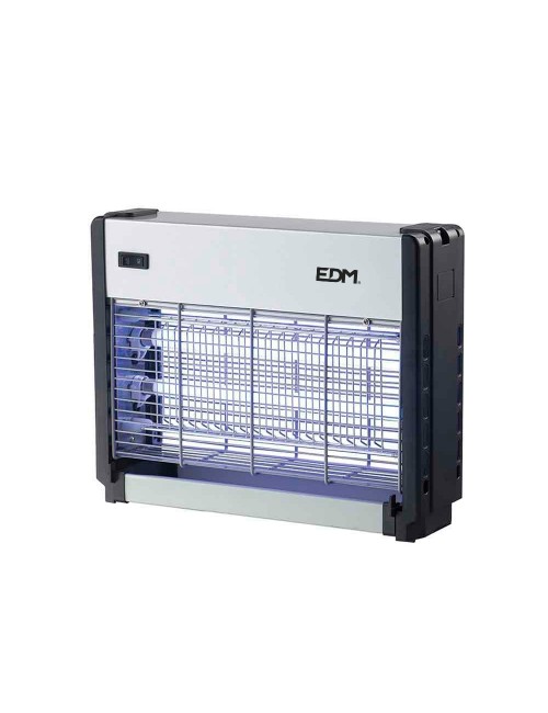 Mata insectos profesional eléctrico, cromo/negro, 2 x 8w 50 m 33 x 9 x 26 cm