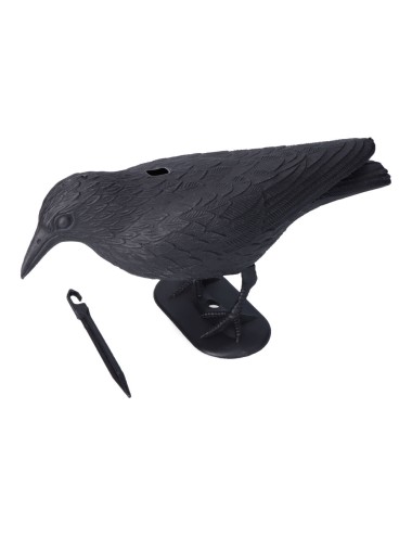 Cuervo ahuyenta pajaros 36x13x18cm