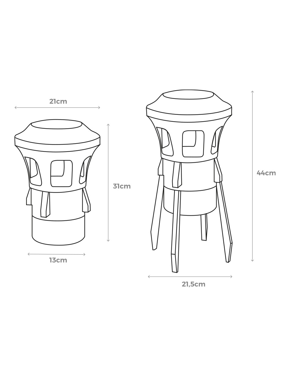 Mata insectos electrico 7w 100m edm