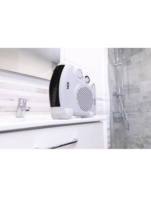 Calefactor compacto 2 en 1 vertical/horizontal 1.000 - 2.000 w blanco