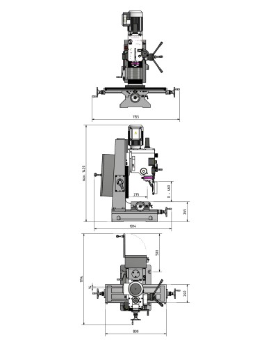 FRESADORA MB 4V  230V
