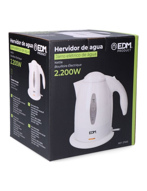Hervidor de agua electrico "kettle" 2200 w 1 l
