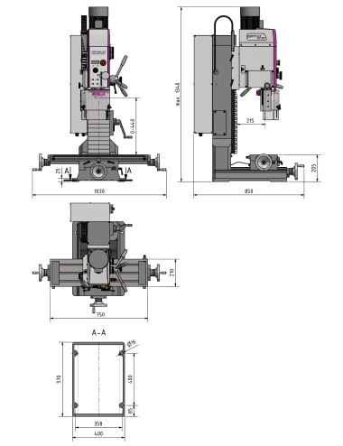 Fresadora MH 35 G FRESADORA OPTImill MH35G