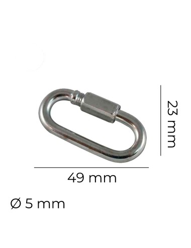 Malla rapida zincada ø5mm x 5cm edm