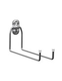 Gancho multiuso doble largo - soporta aproximado 25kg 12x25x5cm