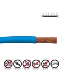 Cablecillo h07z1-k 2,50 mm azul euro/m