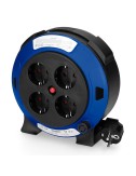 Enrollacables 05 m 3 g 1,00 mm 4 tomas bipolares con t/tl hogar con protector termico