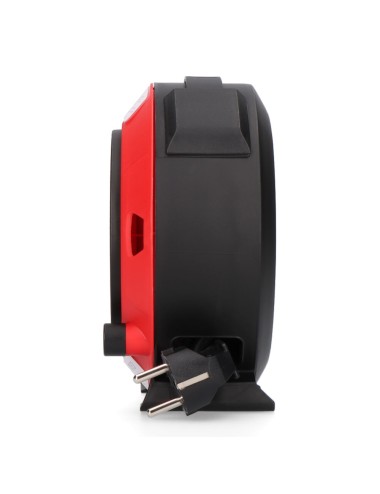 Enrollacables 05 m 3 g 1,00 mm 4 tomas bipolares con t/tl hogar con protector termico