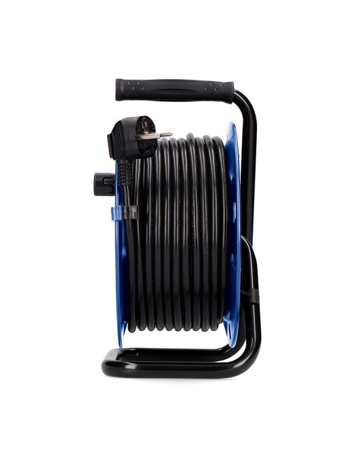 Enrollacables 15 m 3 g 1,50 mm 4 tomas bipolares con t/tl profesional con protector termico