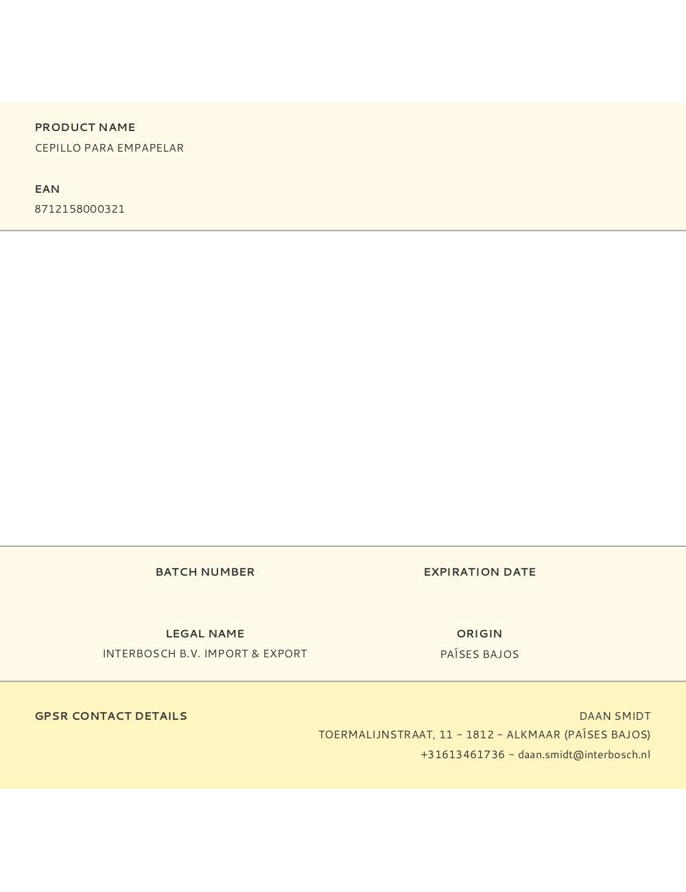 Cepillo para empapelar