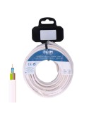 Carrete manguera tubular h05vv-f 3 g 1,50 mm blanca, 20 m