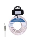 Carrete cable coaxial apantallado aluminio 20 m