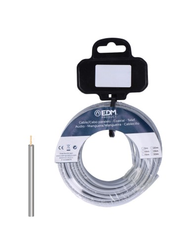 Carrete cablecillo h07z1-k 1,50 mm gris, 50 m