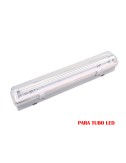 Pantalla fluorescente estanca para tubo de led 1 x 9 w (eq. 18 w) 220 v ip65 65 cm
