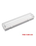 Pantalla fluorescente estanca para tubo de led 2 x 18 w (eq. 36 w) 220 v ip65 126 cm