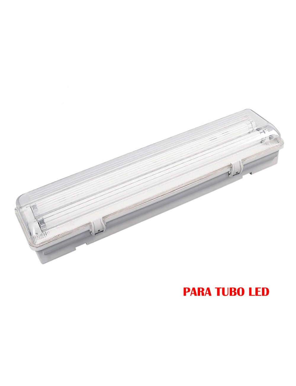 Pantalla fluorescente estanca para tubo de led 2 x 22 w (eq. 58 w) 220 v ip65 155 cm