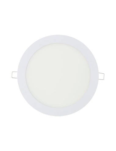 Downlight led empotrable redondo 20 w luz día 4000 k 1500 lm blanco ø22,5 cm