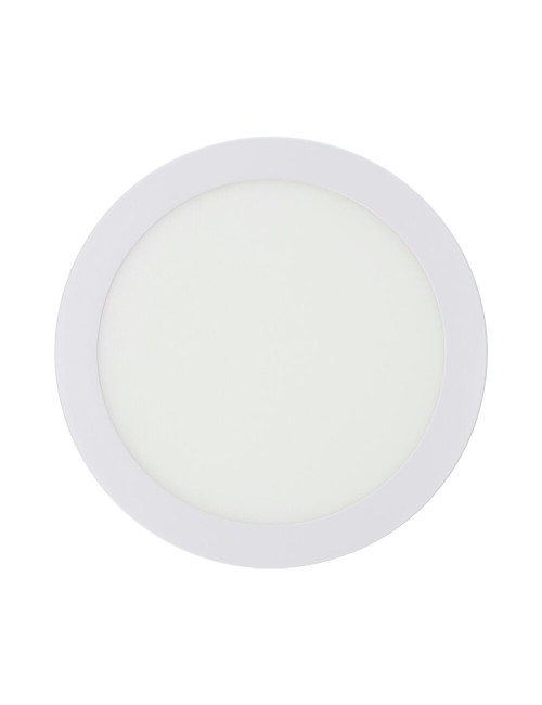Downlight led superficie redondo blanco 20 w 1500 lm 4000 k luz dia ø 22 x 3 cm