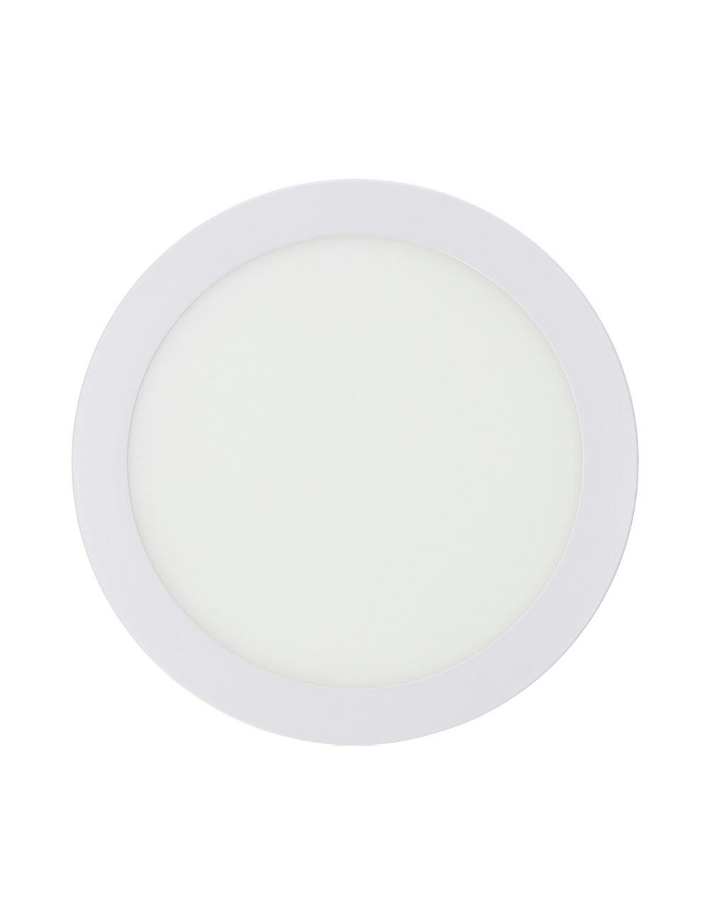 Downlight led superficie redondo blanco 20 w 1500 lm 6400 k luz fria ø22 x 3,5 cm