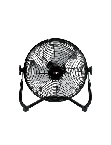 Ventilador industrial de suelo. color negro 40w 57,7 db aspas ø30 x 41 cm
