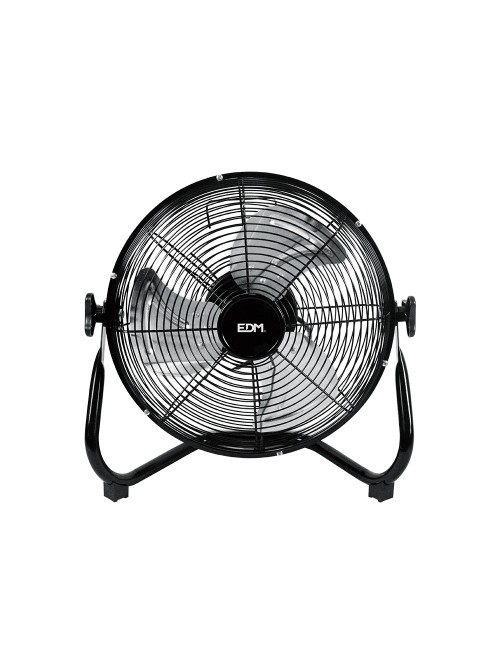 Ventilador industrial de suelo. color negro 40w 57,7 db aspas ø30 x 41 cm