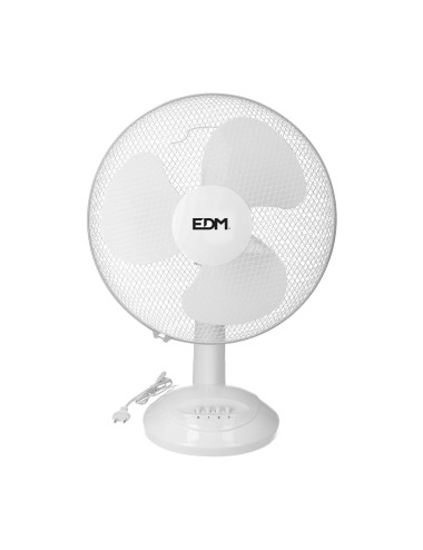 Ventilador de sobremesa. color blanco. potencia: 45w 54,14 db aspas: ø40 x 61 cm