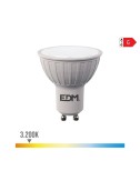 Bombilla dicroica led regulable gu10 6 w 500 lm 3200 k luz cálida ø5 x 5,5 cm