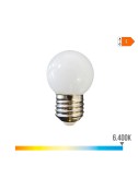 Bombilla esferica led e27 1,5 w 130 lm 6400 k luz fria ø45 x 69 mm