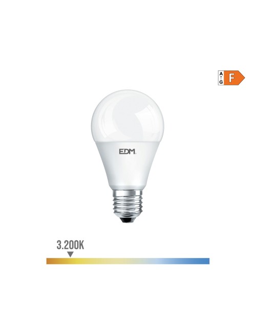 Bombilla standard led e27 12 w 1154 lm 3200 k luz calida ø 6 x 11,5 cm