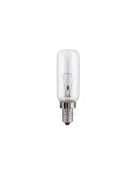 Bombilla incandescente tubular transparente 25 w e14