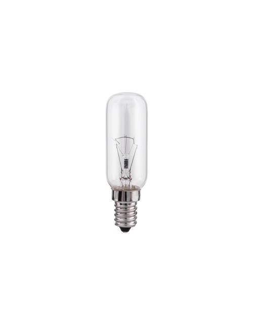 Bombilla incandescente tubular transparente 25 w e14