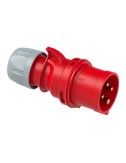 Clavija cetac 3p+t roja 16a 400v~ ip44