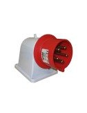 Clavija cetac superficie 3p+n+t roja 32a 400v~ ip44