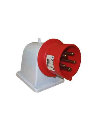 Clavija cetac superficie 3p+n+t roja 32a 400v~ ip44