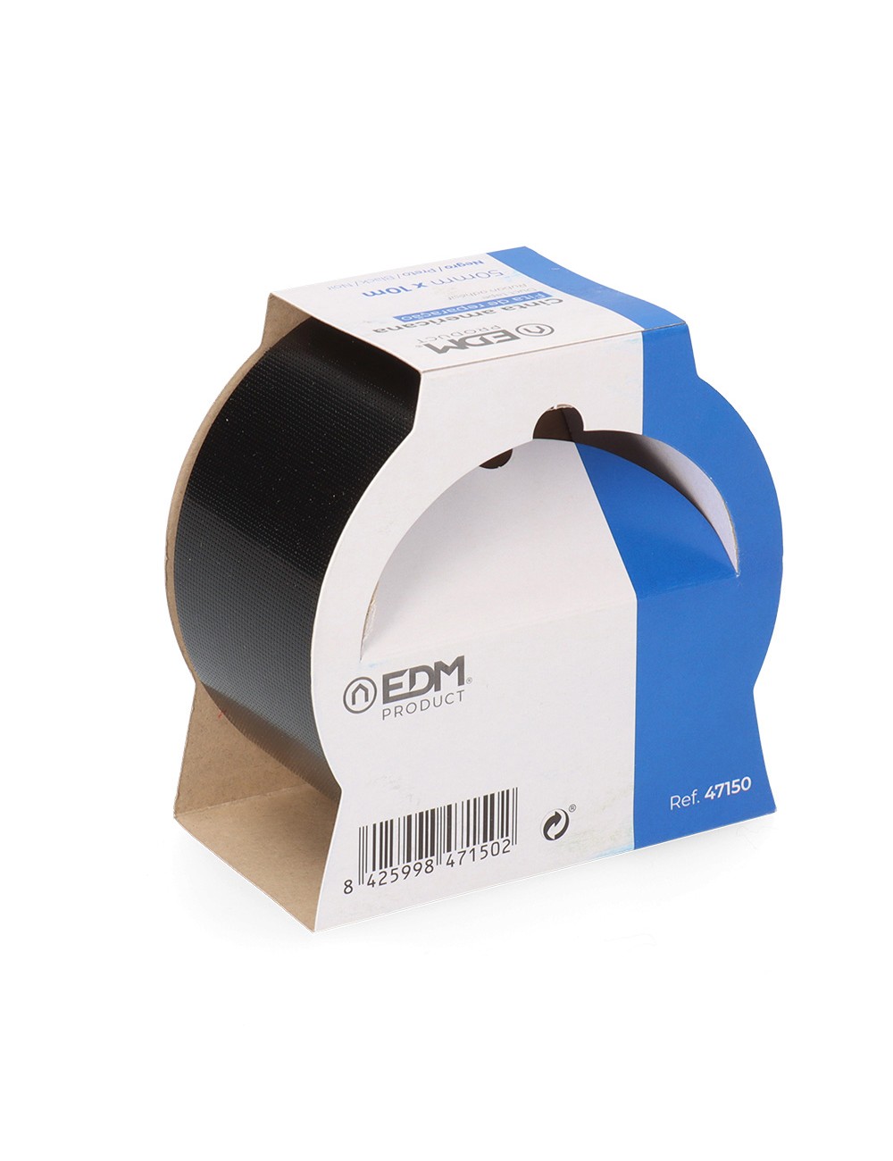 Cinta americana negro 50 mm x 10 m