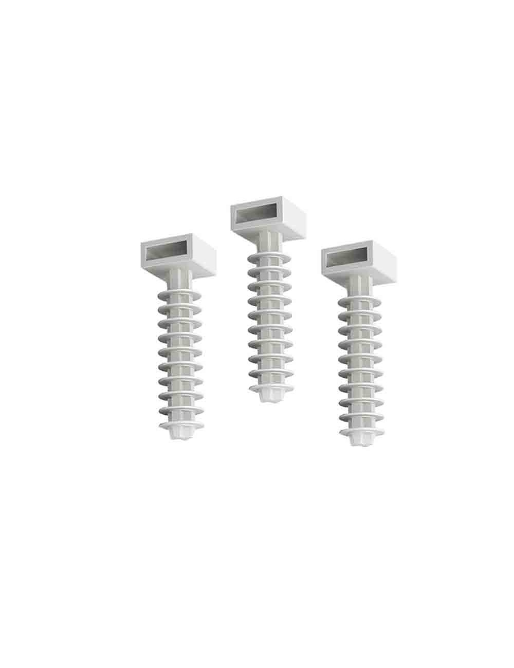 Taco para brida n°8 blanco 100 unid.