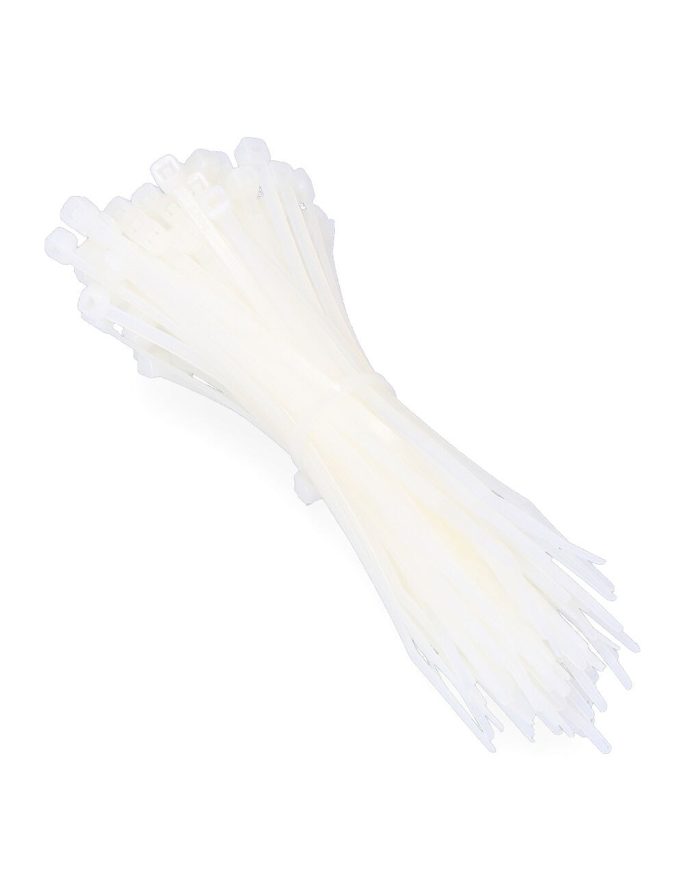 Bridas natural 2,5 x 100 mm nylon alta calidad (bolsa 100 unid.)