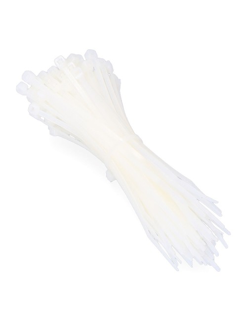 Bridas natural 3,5 x 150 mm nylon alta calidad (bolsa 100 unid.)