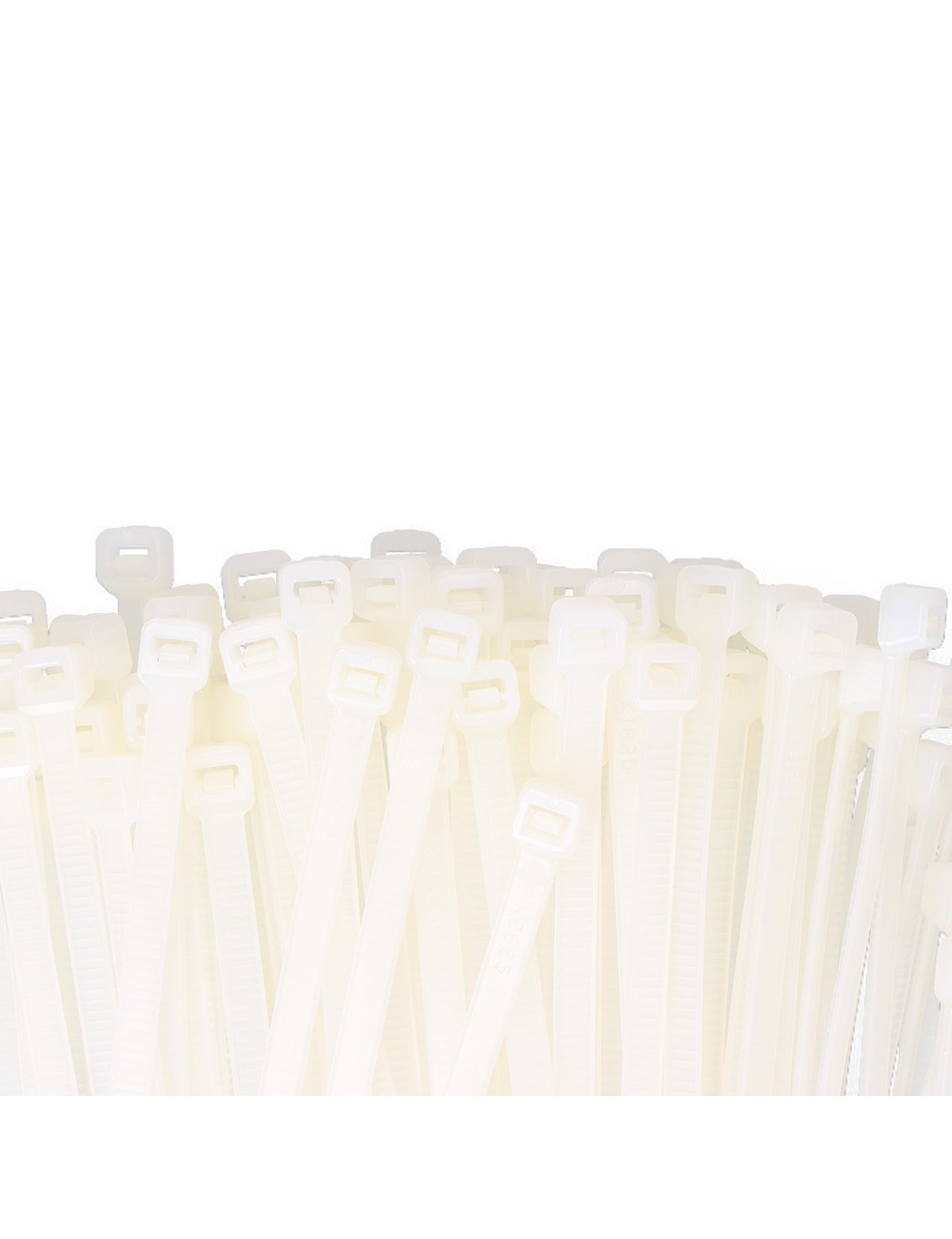 Bridas natural 300 x 7,6 mm nylon alta calidad (bolsa 100 unid.)