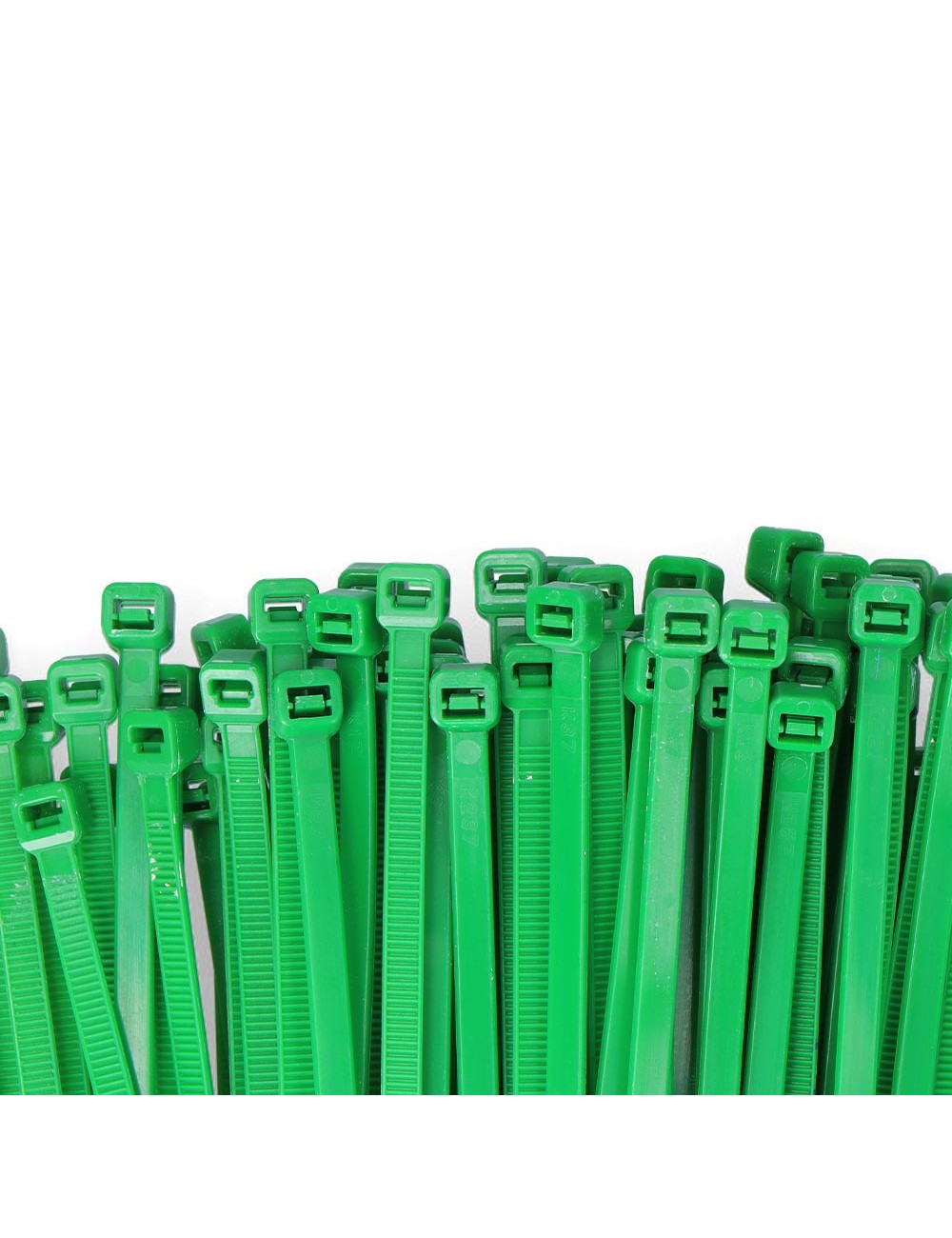 Bridas verdes 4,8 x 380 mm nylon alta calidad(bolsa 100 unid.)