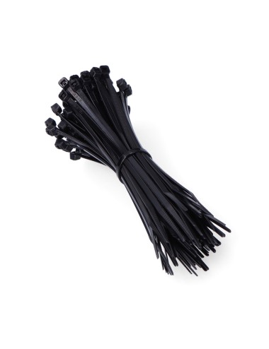 Bridas negras 2,5 x 100 mm nylon alta calidad (bolsa 100 unid.)
