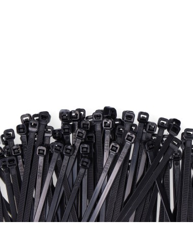 Bridas negras 2,5 x 100 mm nylon alta calidad (bolsa 100 unid.)