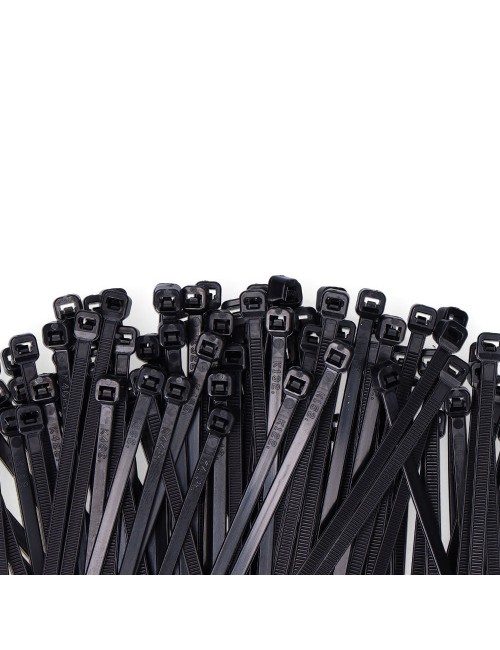 Bridas negras 2,5 x 100 mm nylon alta calidad (bolsa 100 unid.)